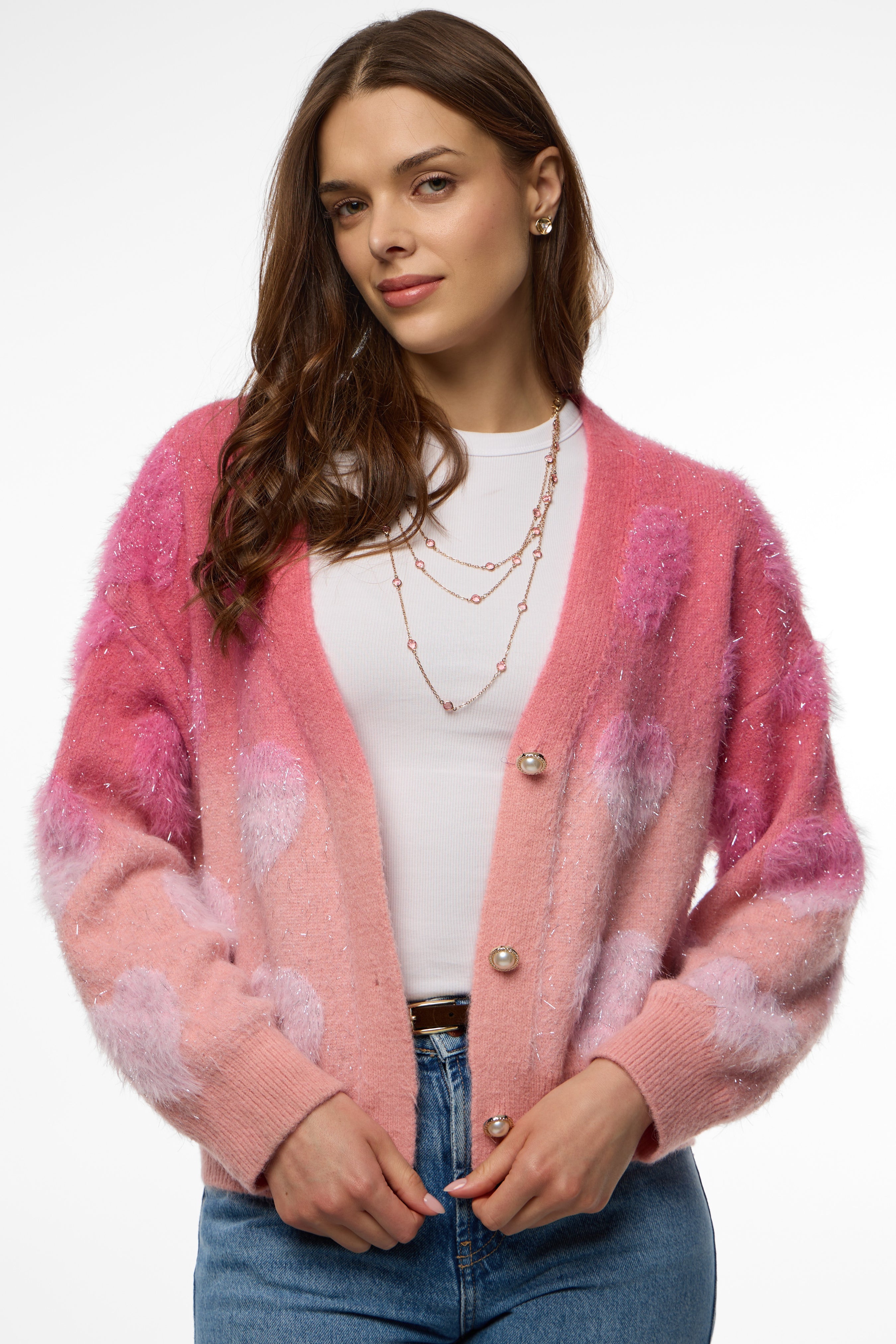 Soft Heart Ombre Cardigan – SAACHI