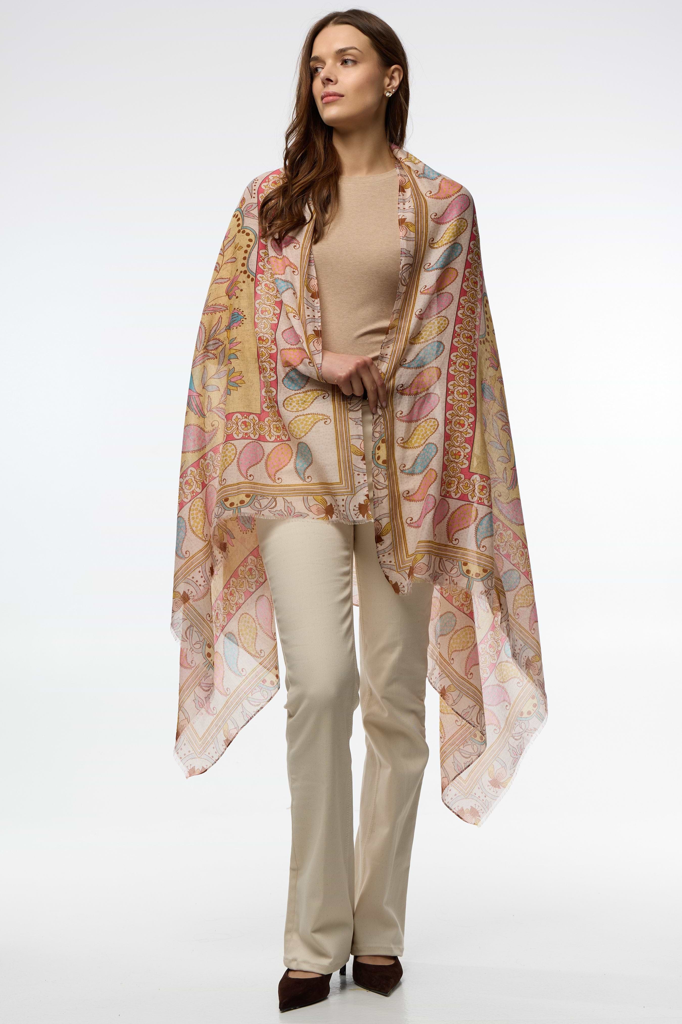 Paisley Palm Scarf – SAACHI