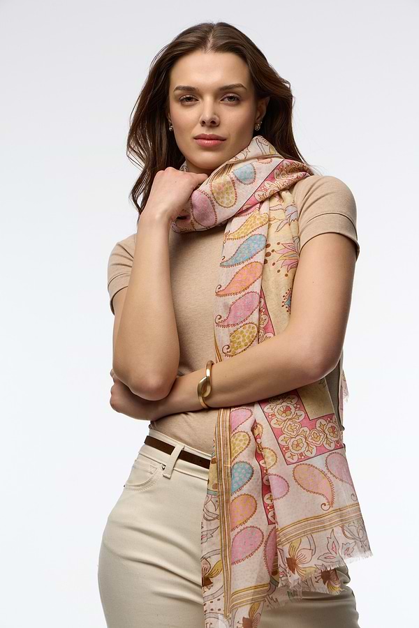 Paisley Palm Scarf