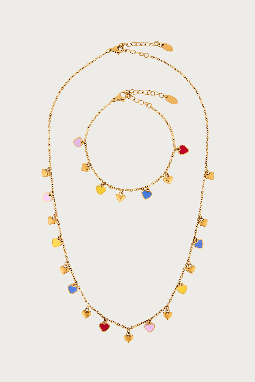 Heart Station Chain Necklace