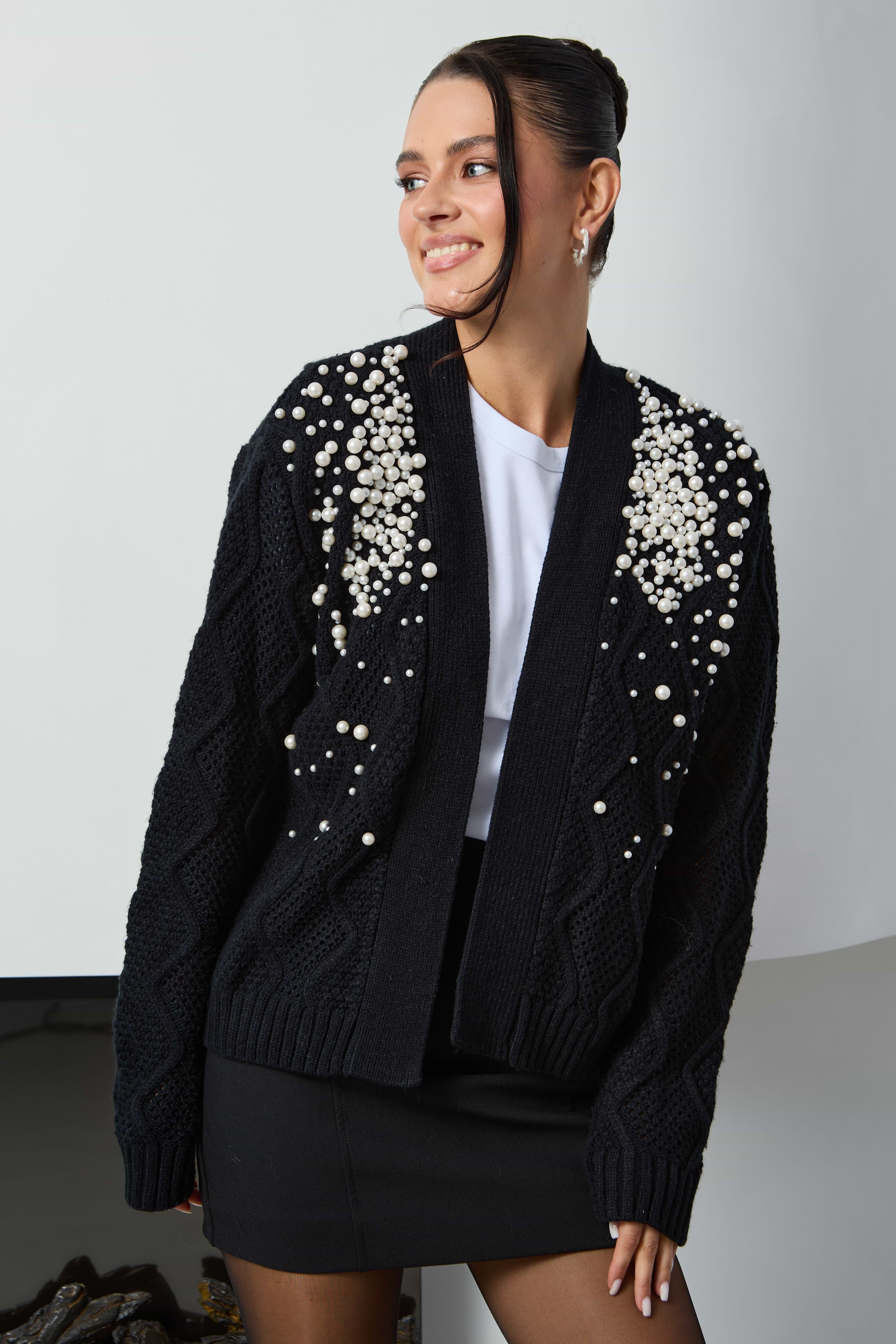 Pearl Embellished Cardigan – SAACHI