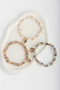 Beaded Stretch Hammer Bracelet