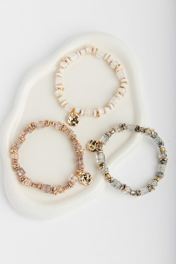 Beaded Stretch Hammer Bracelet