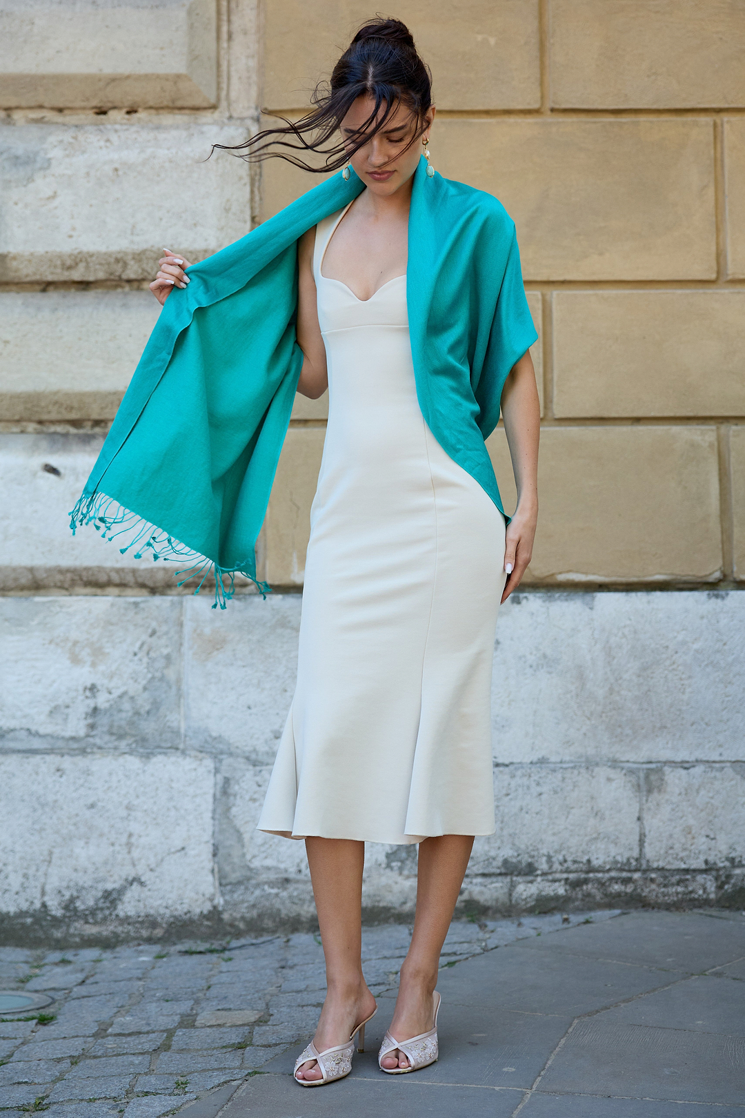 Satin Pashima Scarf