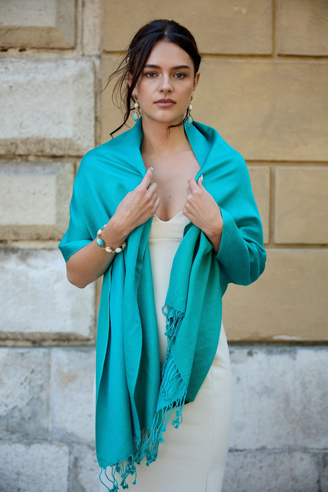 Satin Pashima Scarf