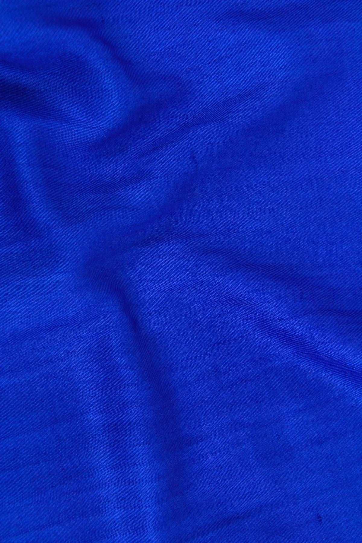 Cashmere Silk Scarf Blue