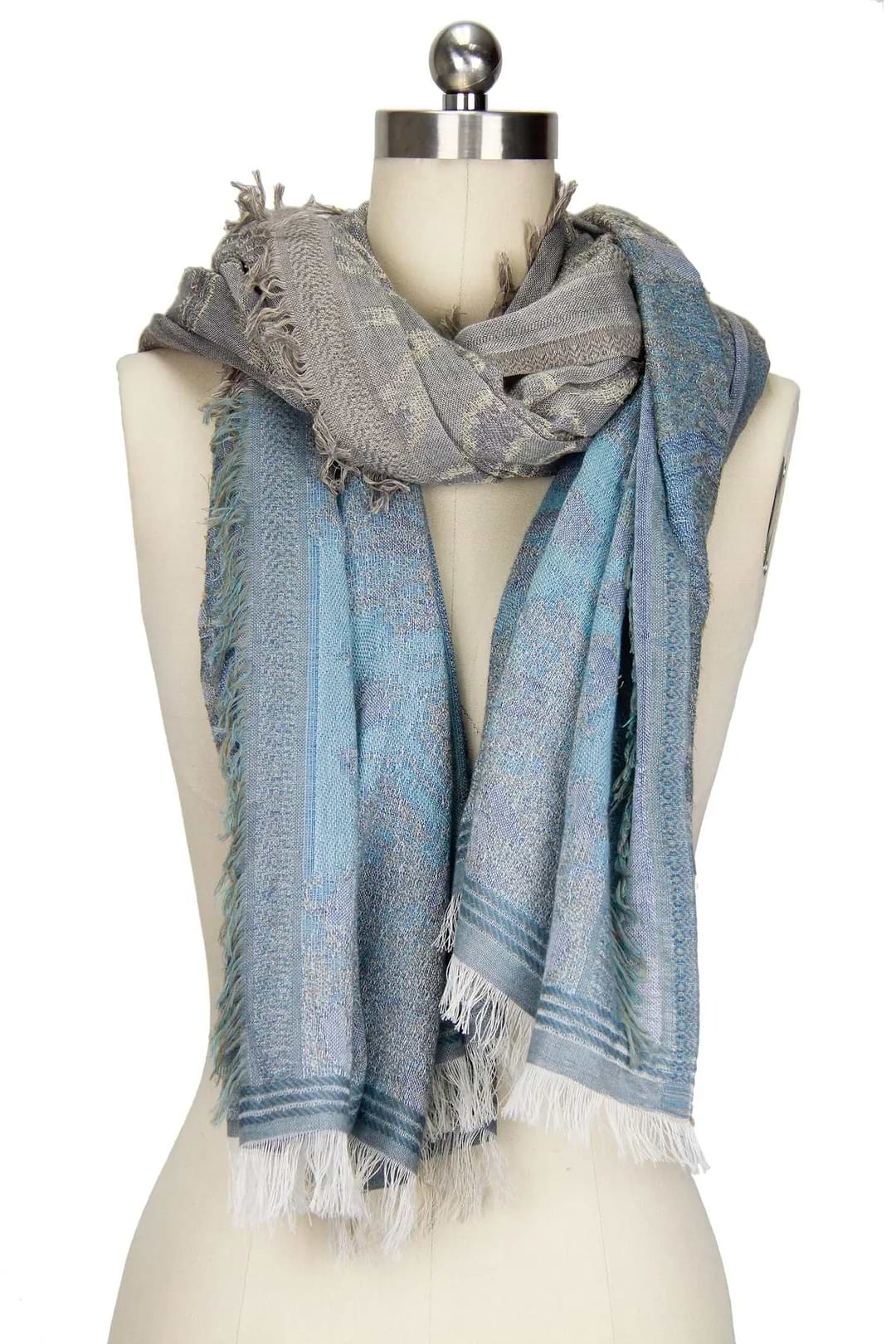 In The Rough Scarf Light Gray