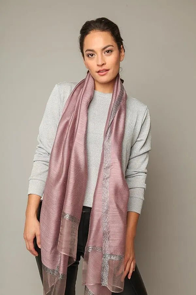Shimmer and Shine Scarf Palevioletred