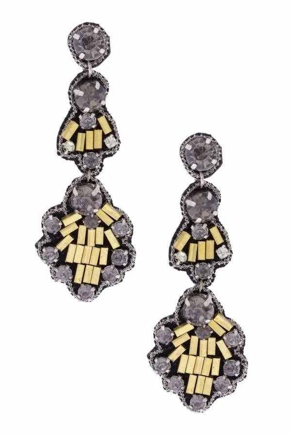 Gleam on Me Earring Light Slate Gray