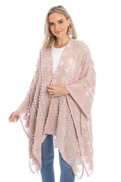 Palmer Kimono - SAACHI - Pink - Kimono