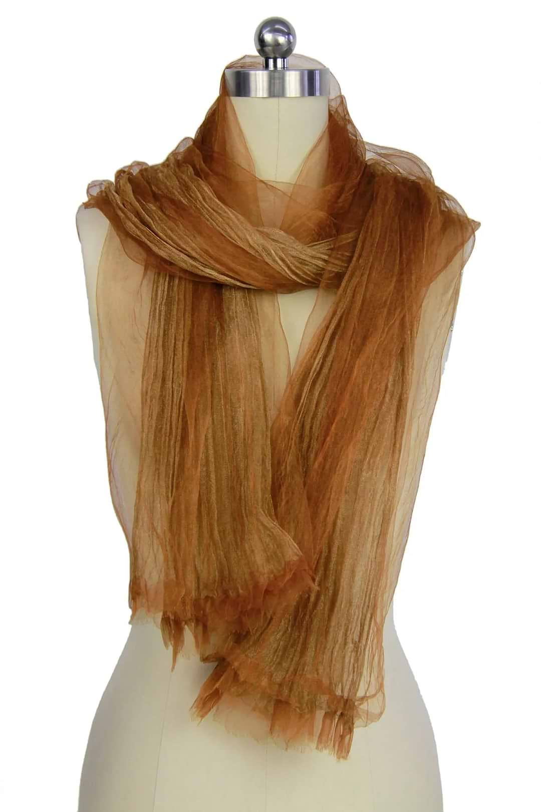 Kalia Pleated Sheer Scarf Peru