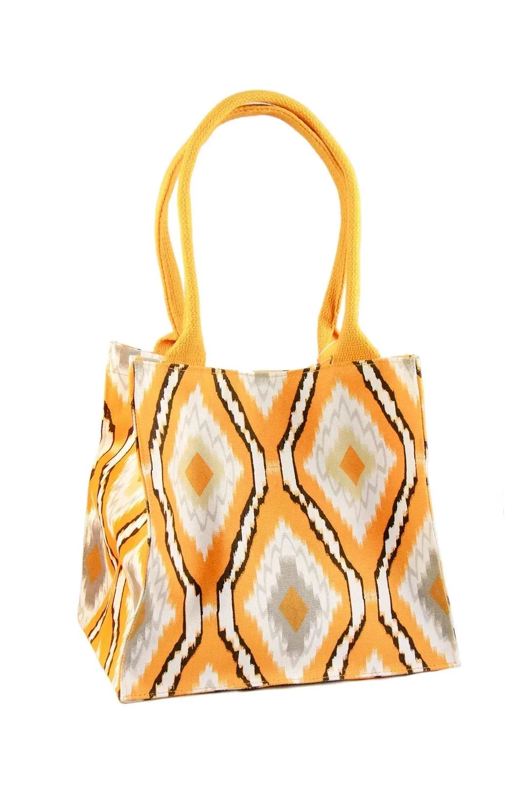 Ikat Lunch Bag Orange