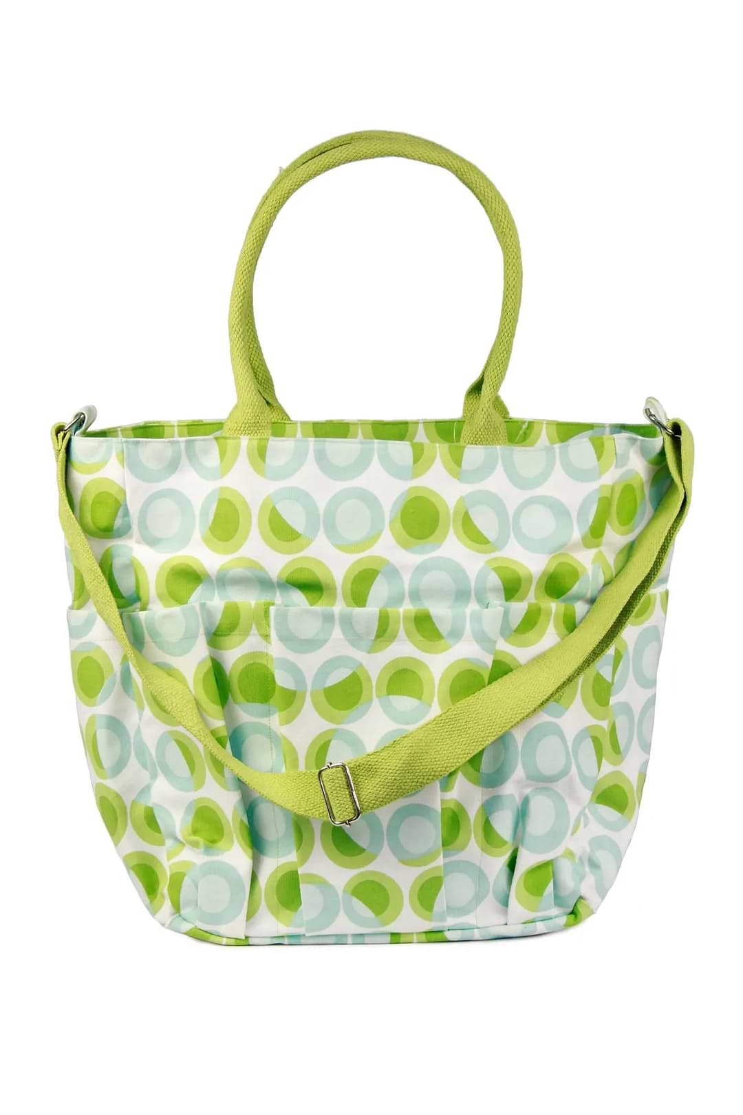 Stylish Circle Pattern Weekend Light Green