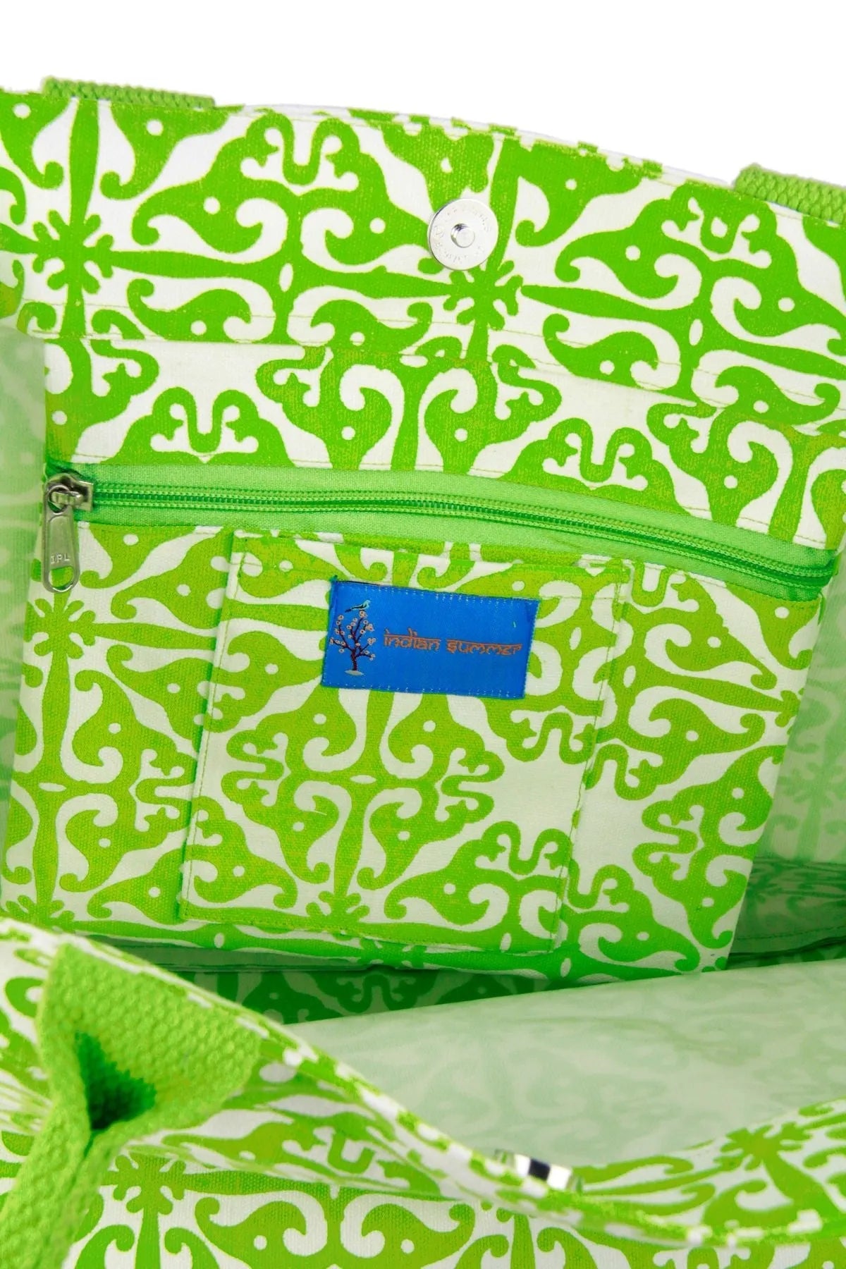 Tile Tote Bag Lime