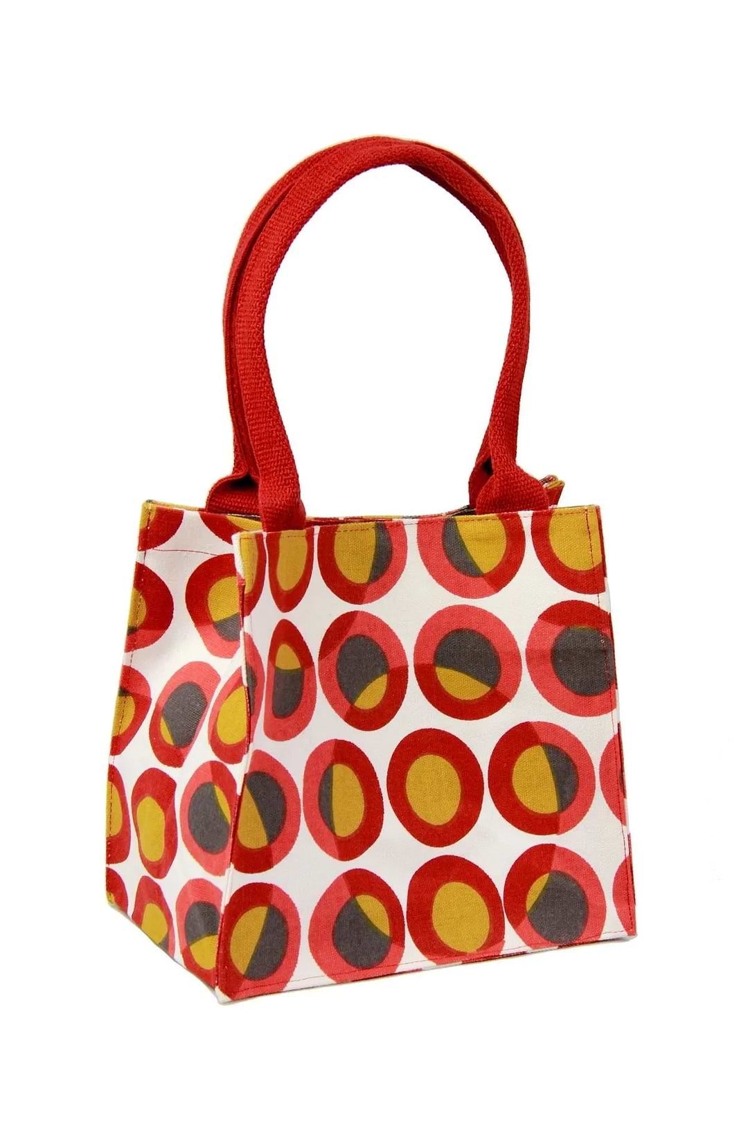 Retro Lunch Bag Dark Red