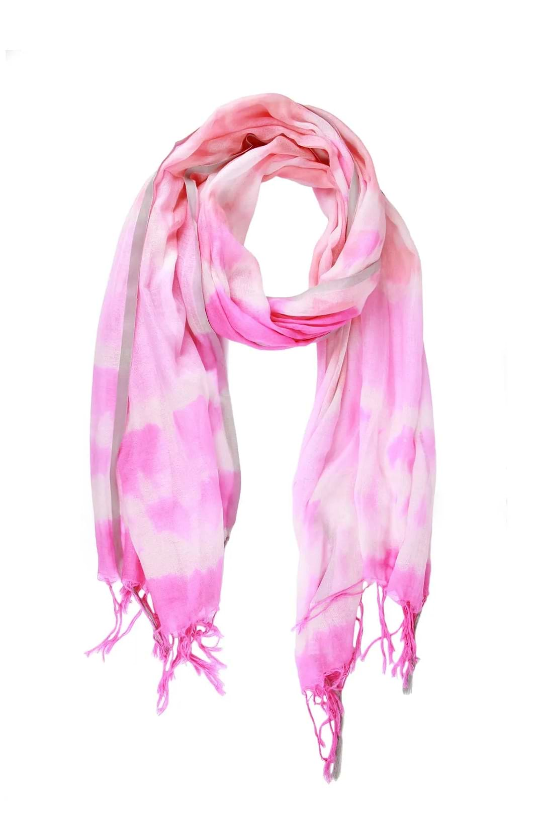 Faded Tie Dye Scarf Plum