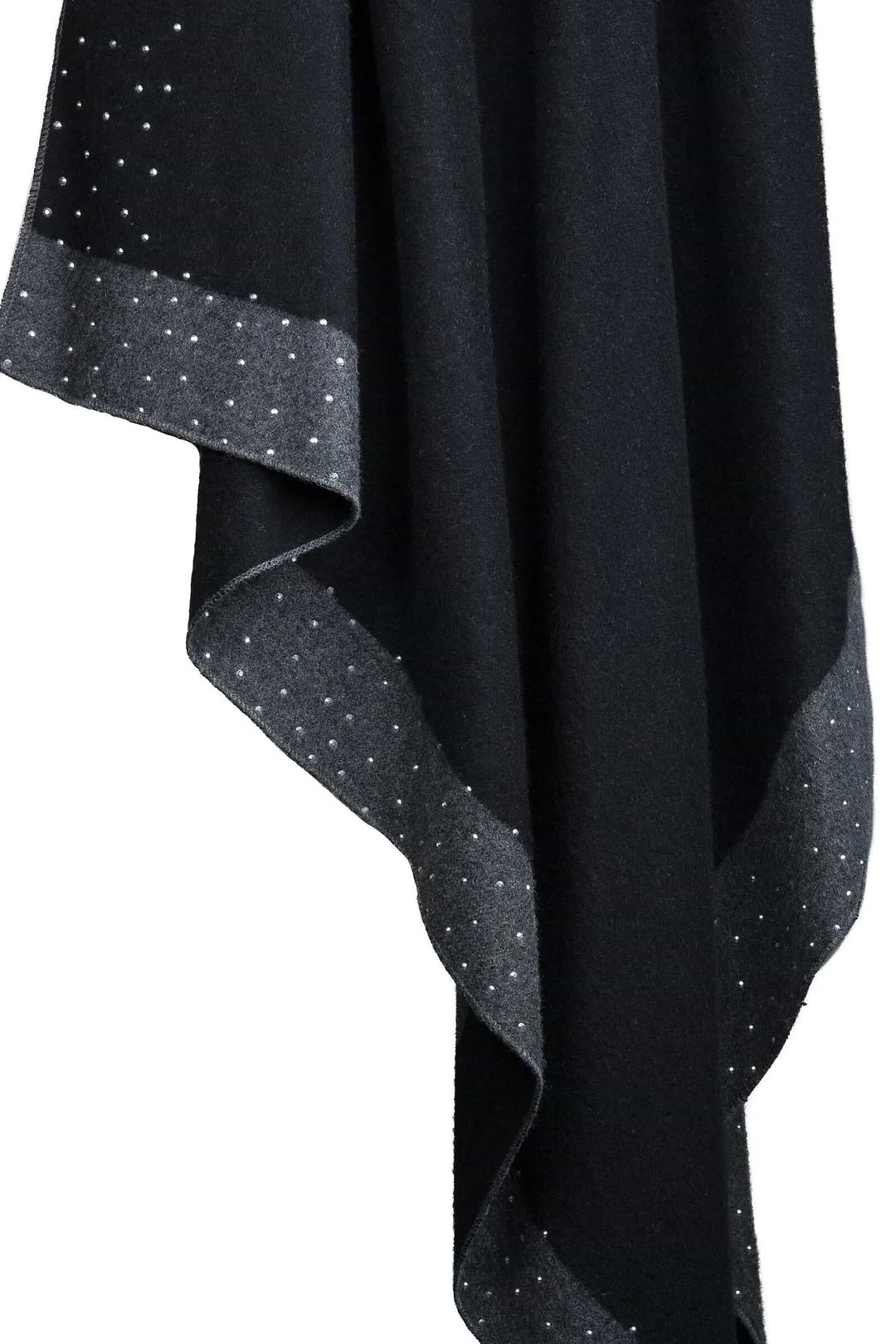 Elin Sparkle Studded Ruana Black