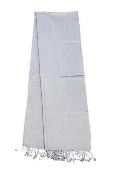 Pashmina Satin Scarf Grey