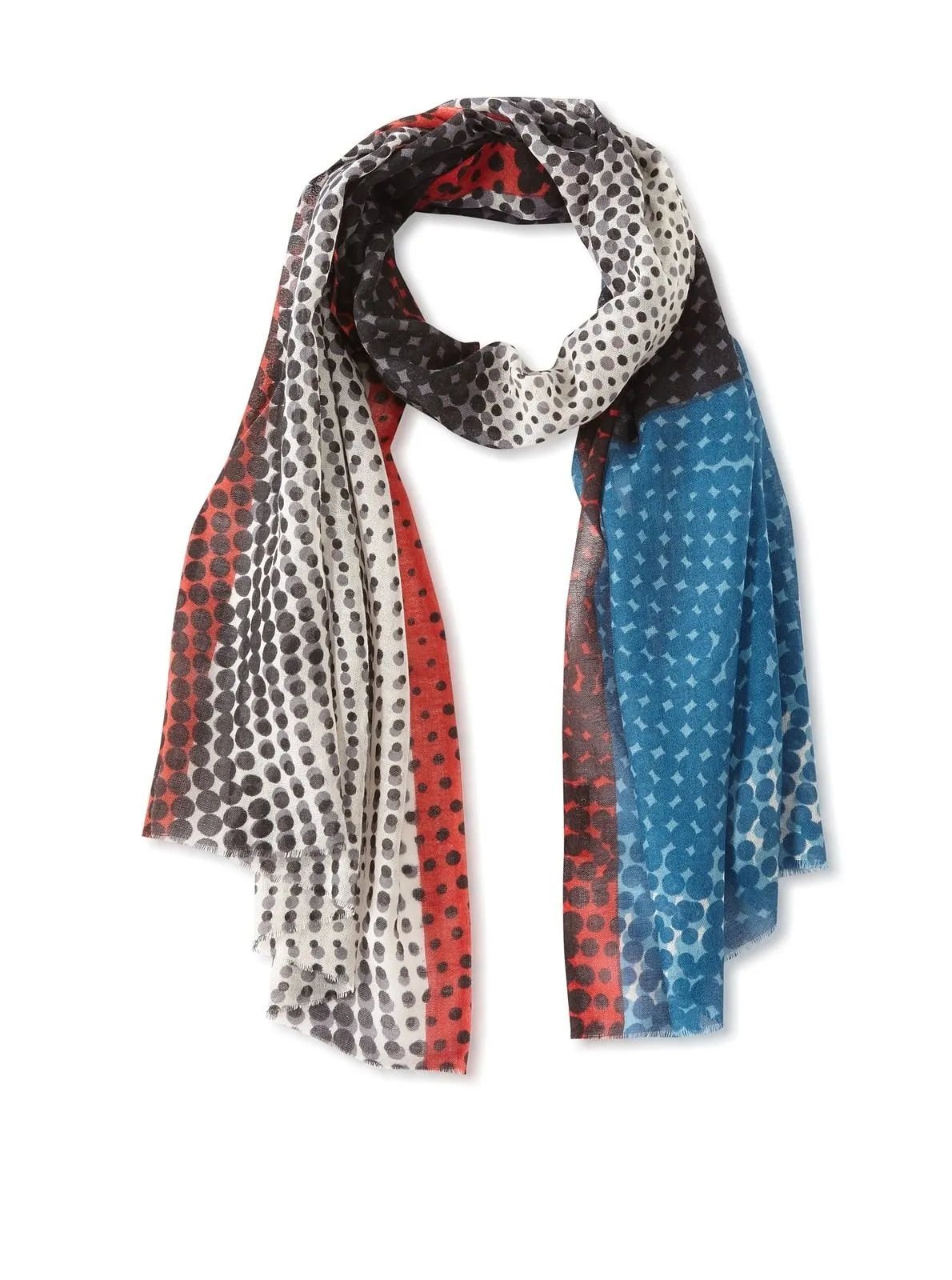 Itsy Bitsy Polka Dot Scarf Dark Multi