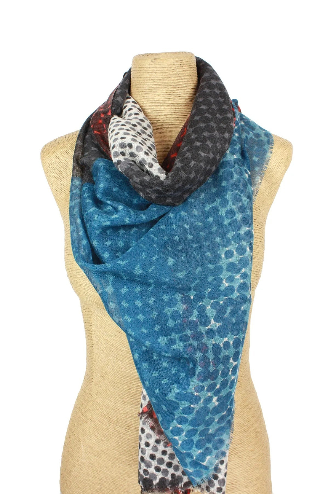 Itsy Bitsy Polka Dot Scarf Dark Multi