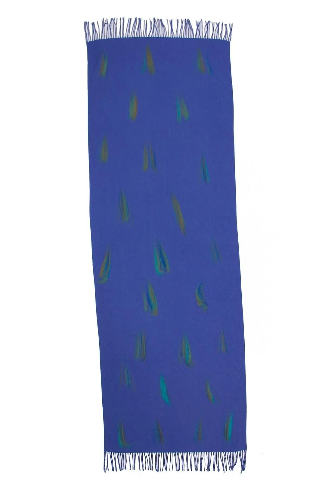 Dasha Feathered Scarf Corn Flower Blue