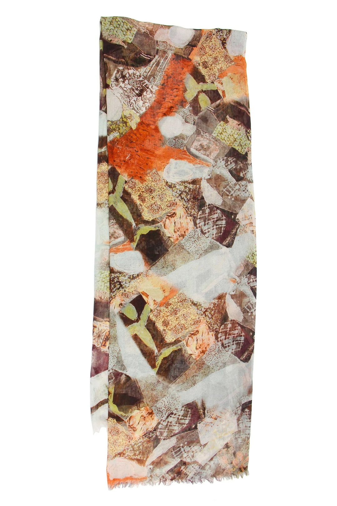 Forest Clay Abstract Scarf Light Multi