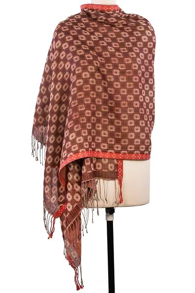 Reversible Woven Scarf Sienna