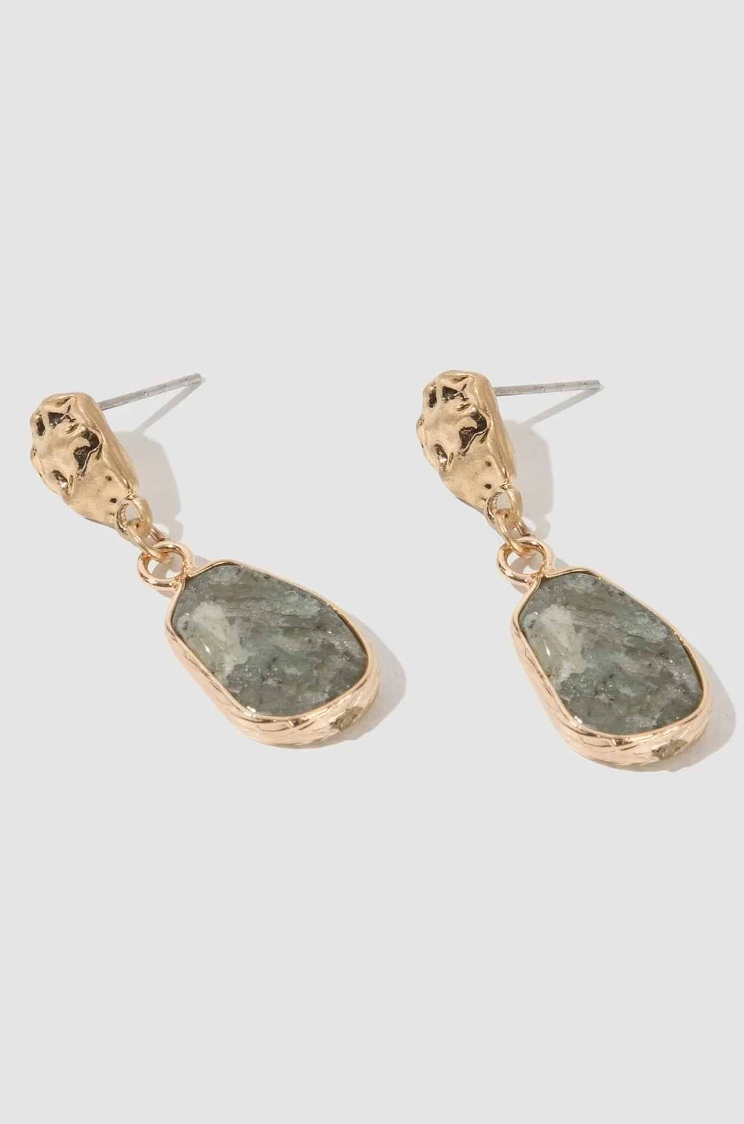 Rosie Drop Earrings Grey