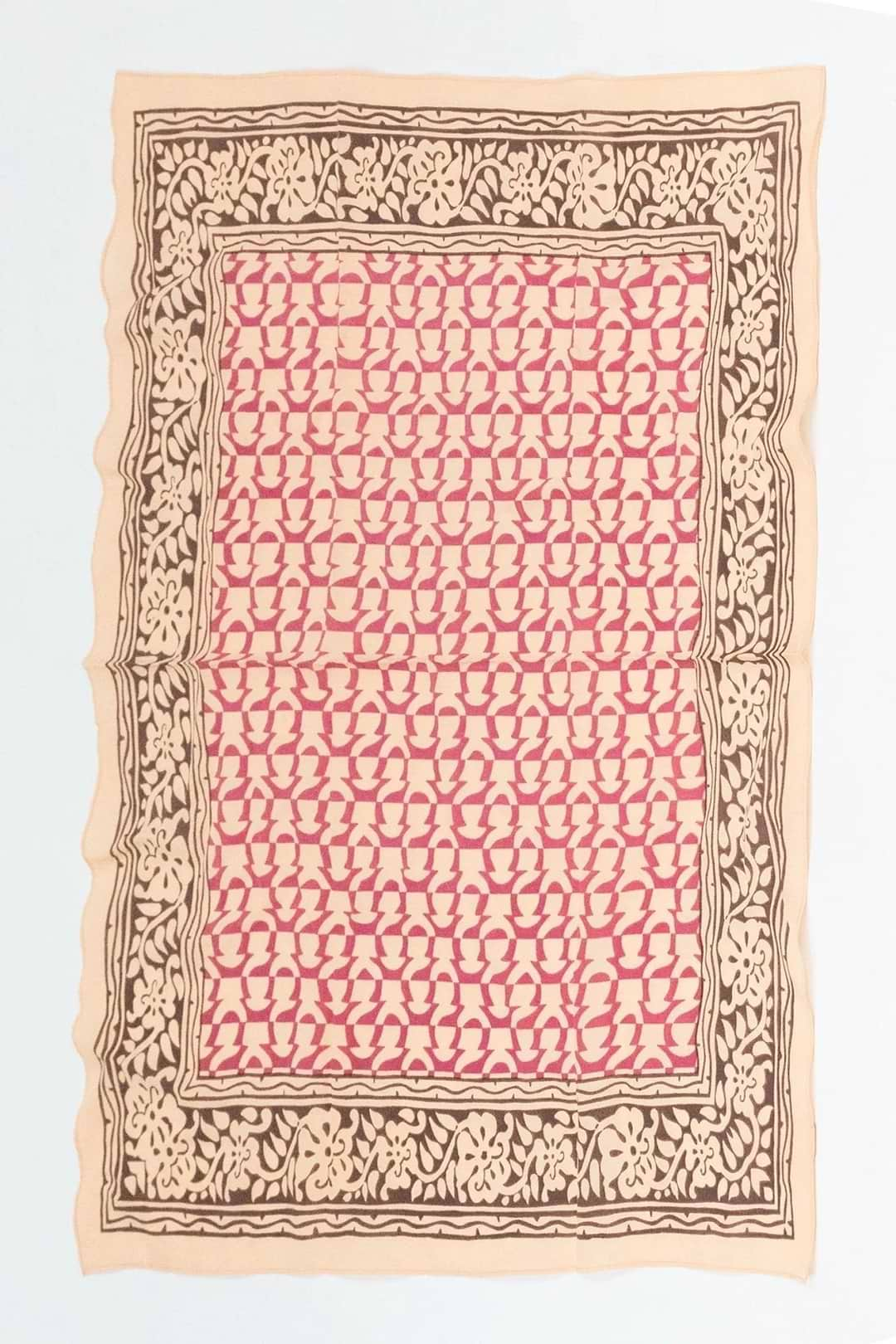 Voyager Block Print Bandana Corn Silk