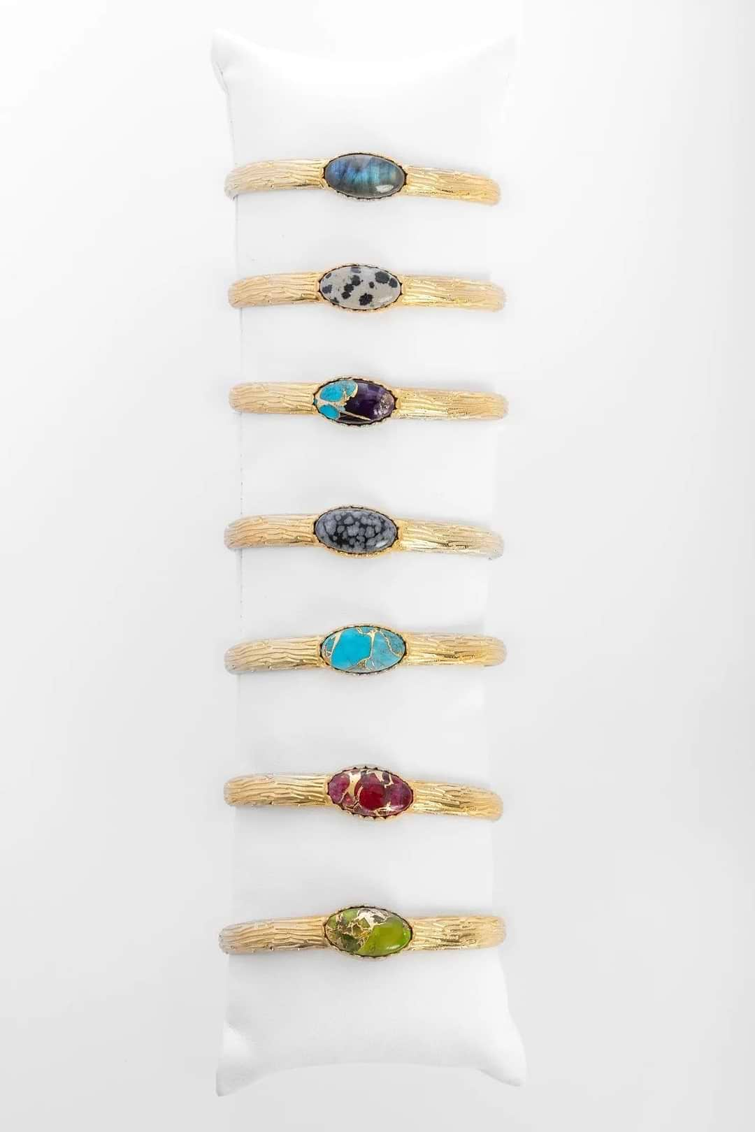 Gemstone Cuff Bracelet - SAACHI