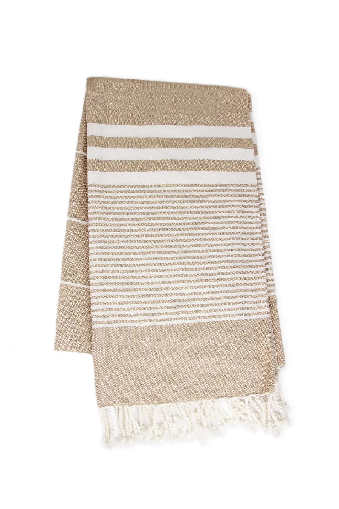 Bold Stripes Sand Towel Papayawhip