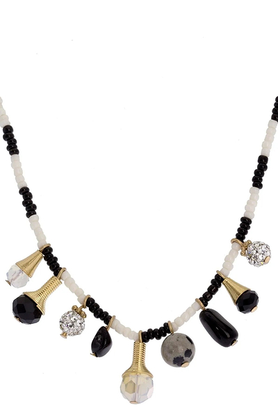 One of a Kind Crystal Pendants Necklace - SAACHI