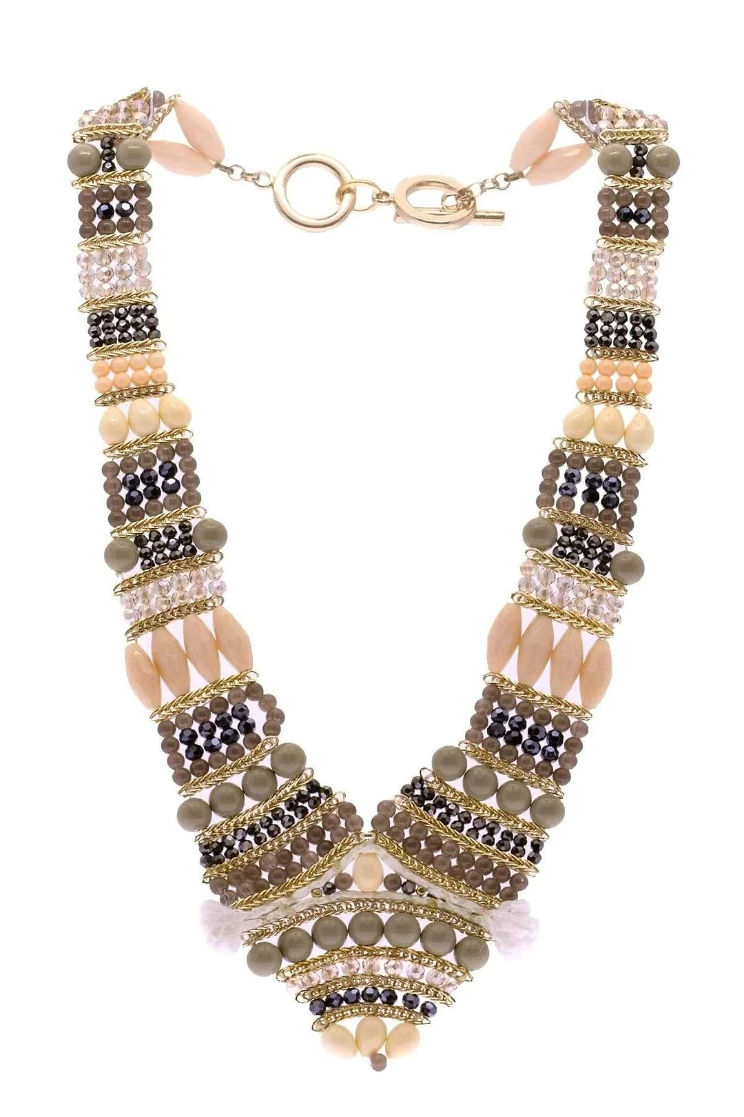 Aztec Necklace Gold