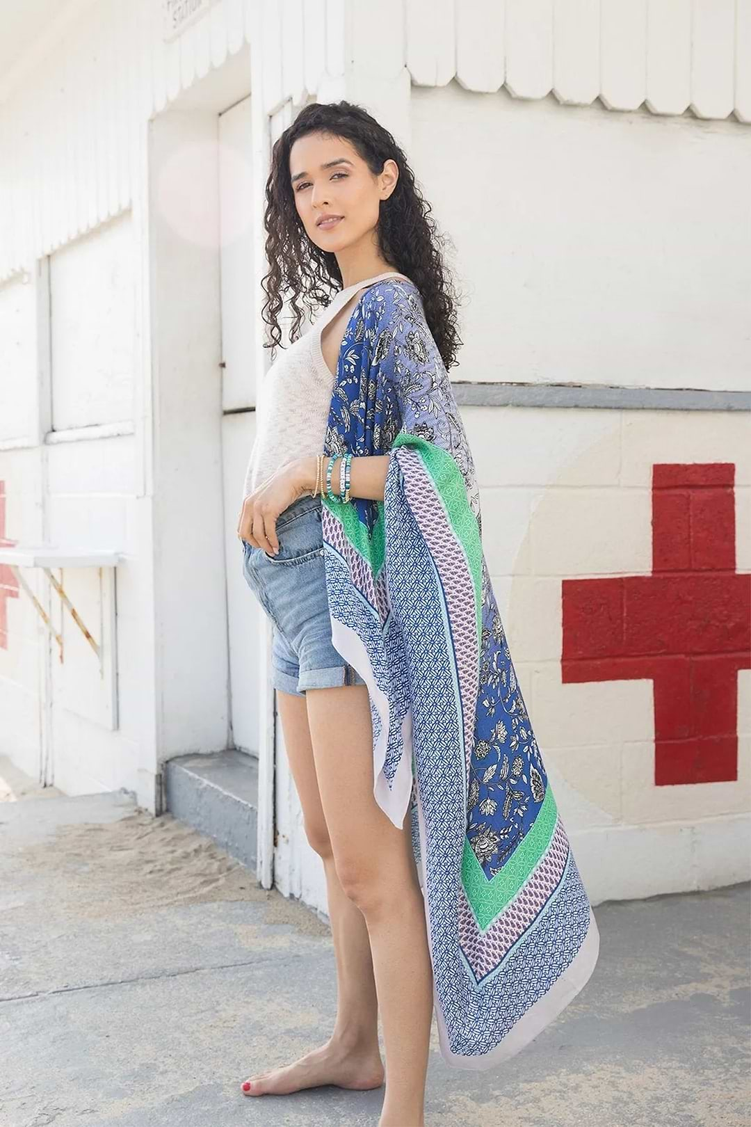 Clearwater Kimono - SAACHI - Royal Blue - Kimono