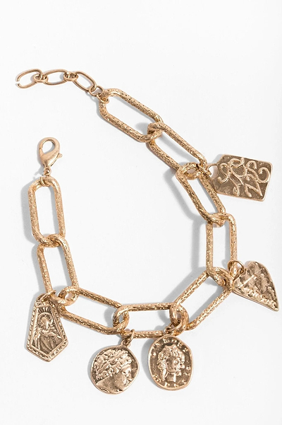Augusta Charm Bracelet Gold