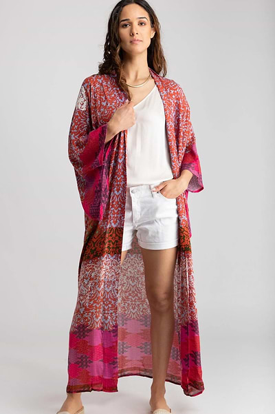 Forbidden City Maxi Kimono - SAACHI