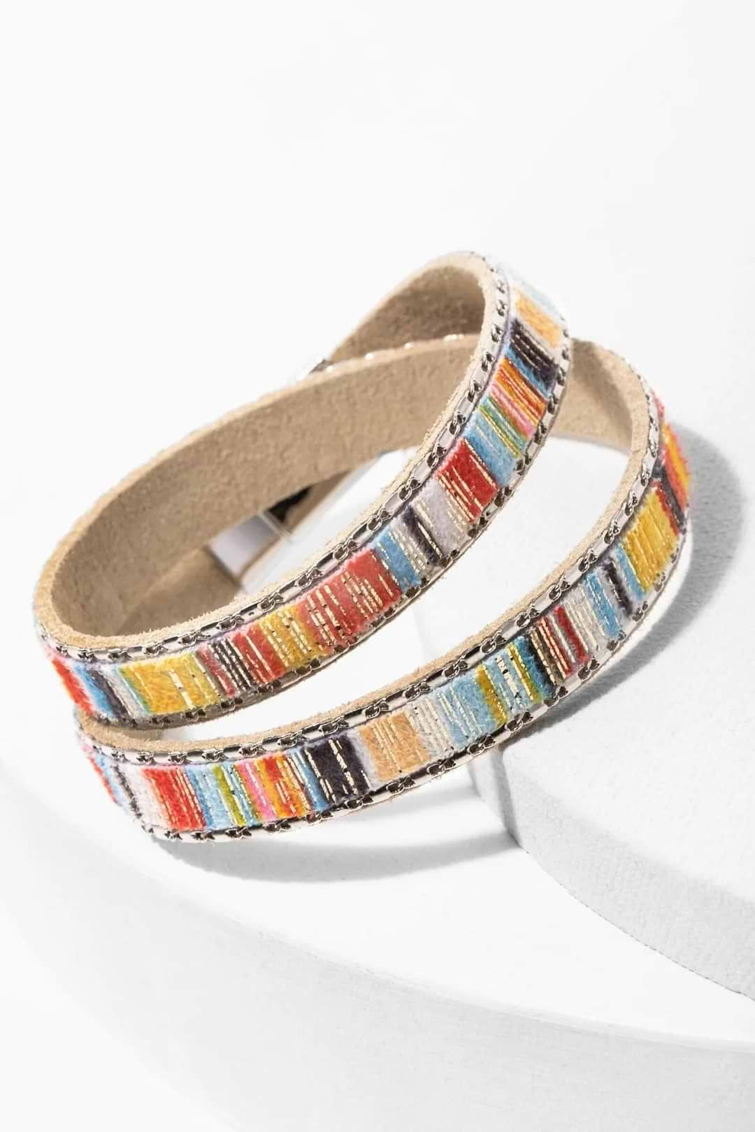 Under the Sun Wrap Bracelet Light Multi