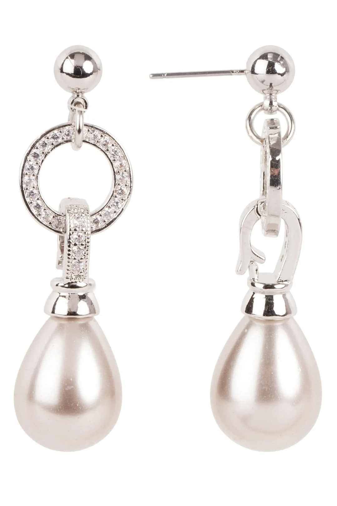 Paramount Pearl Earring Silver