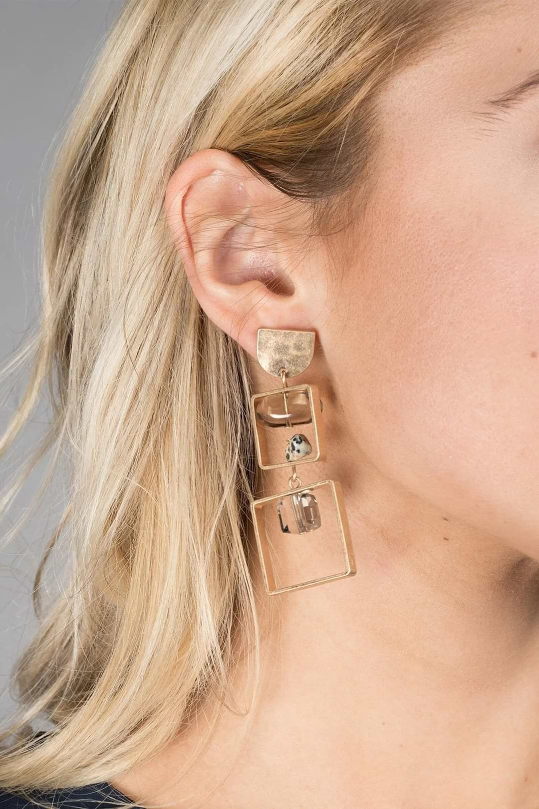 Sedona Square Earring burlywood