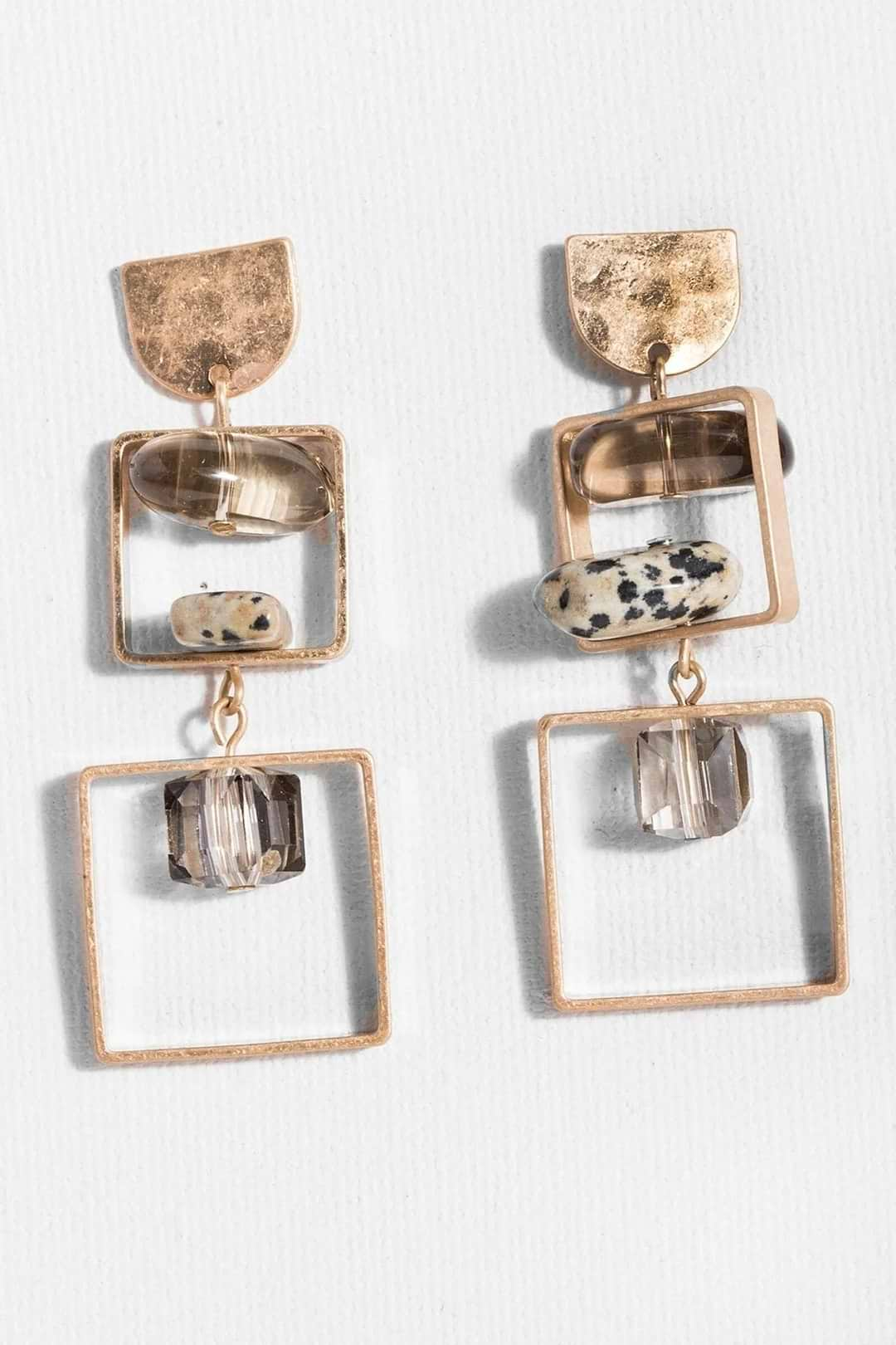 Sedona Square Earring burlywood