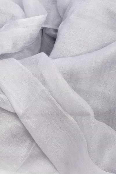Delicate Solid Cashmere Scarf Slate Gray