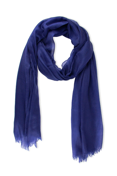 Delicate Solid Cashmere Scarf - SAACHI