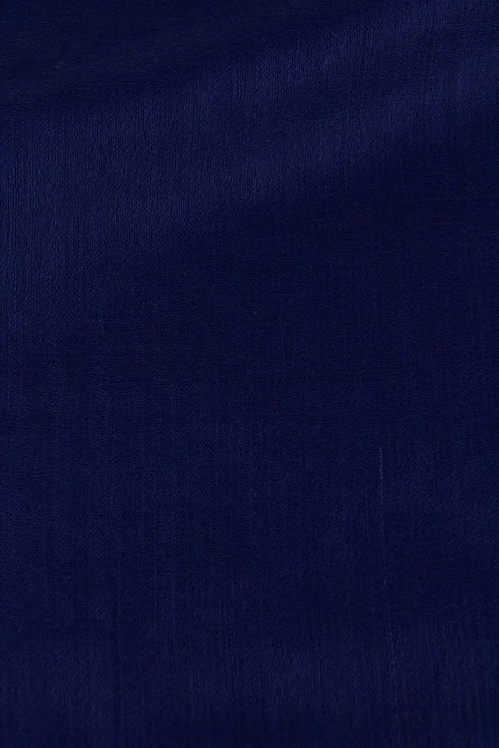 Delicate Solid Cashmere Scarf Dark Slate Blue