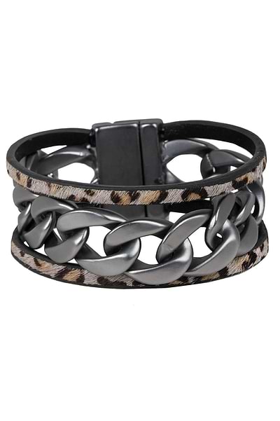 saachistyle grey strongest link bracelet