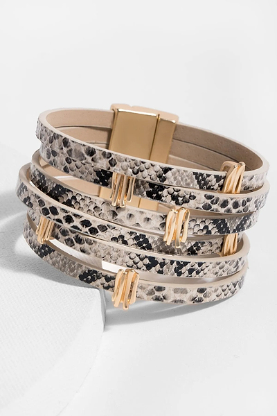 Penina Leather Bracelet - SAACHI