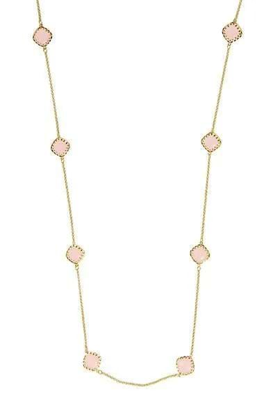 Gemstone Convertible Mask Chain Pink