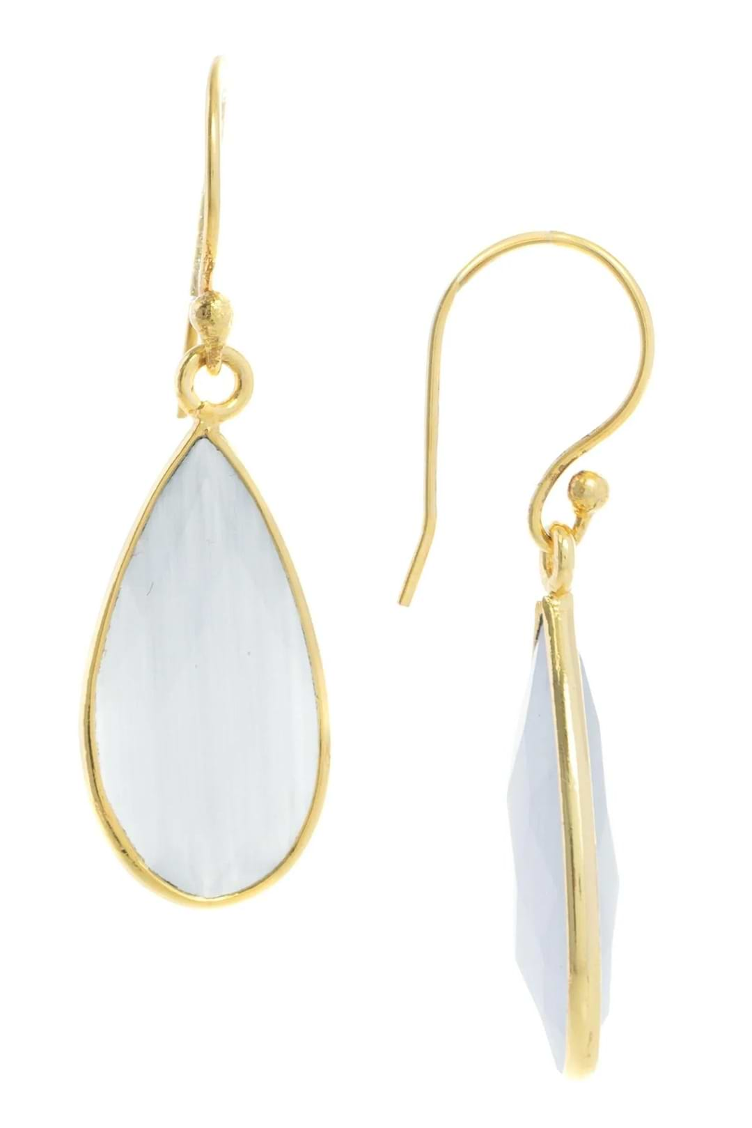 Single Drop Earring Alice Blue