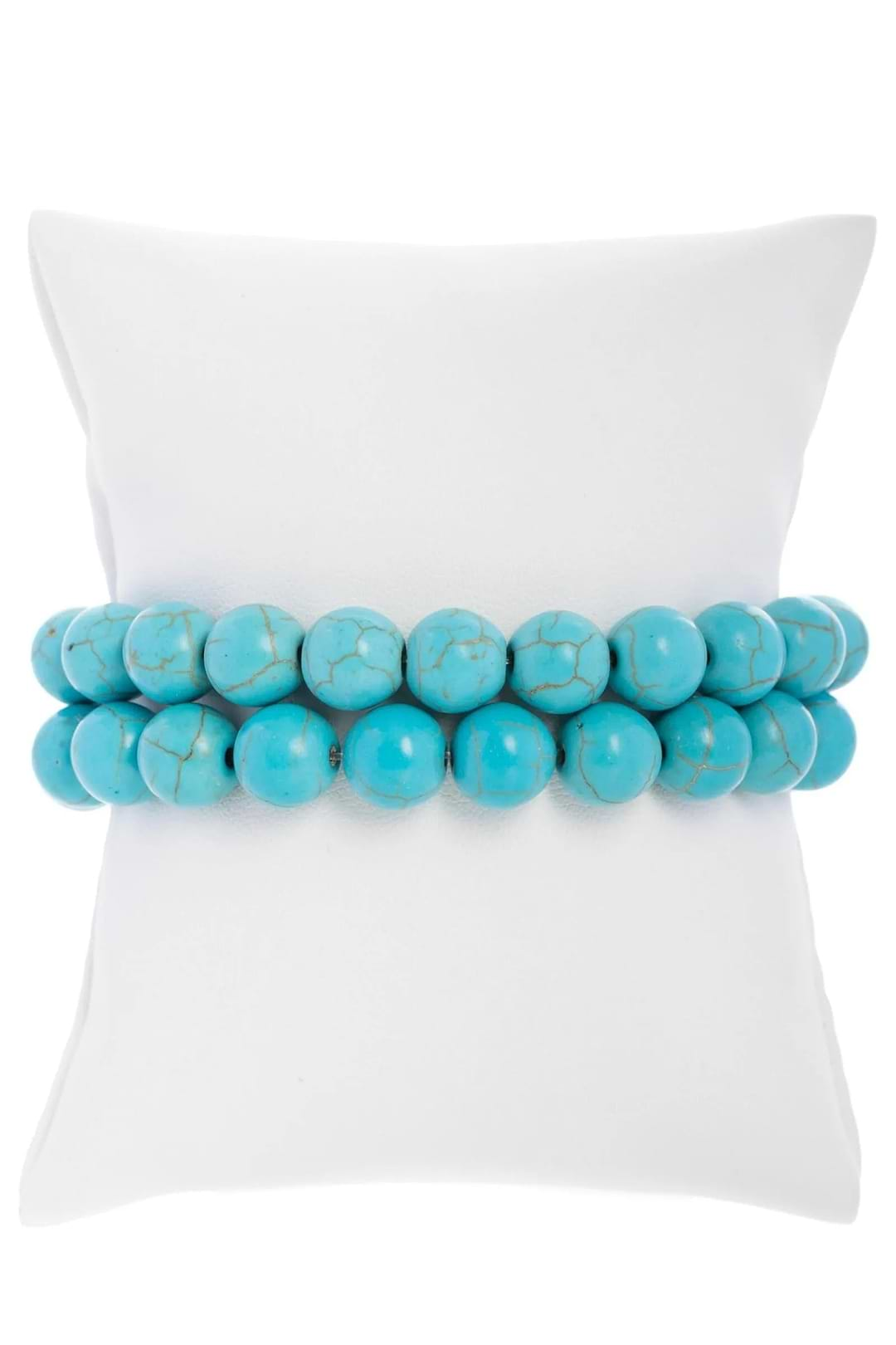 Eternity Stretch Bracelet Set Light Sky Blue