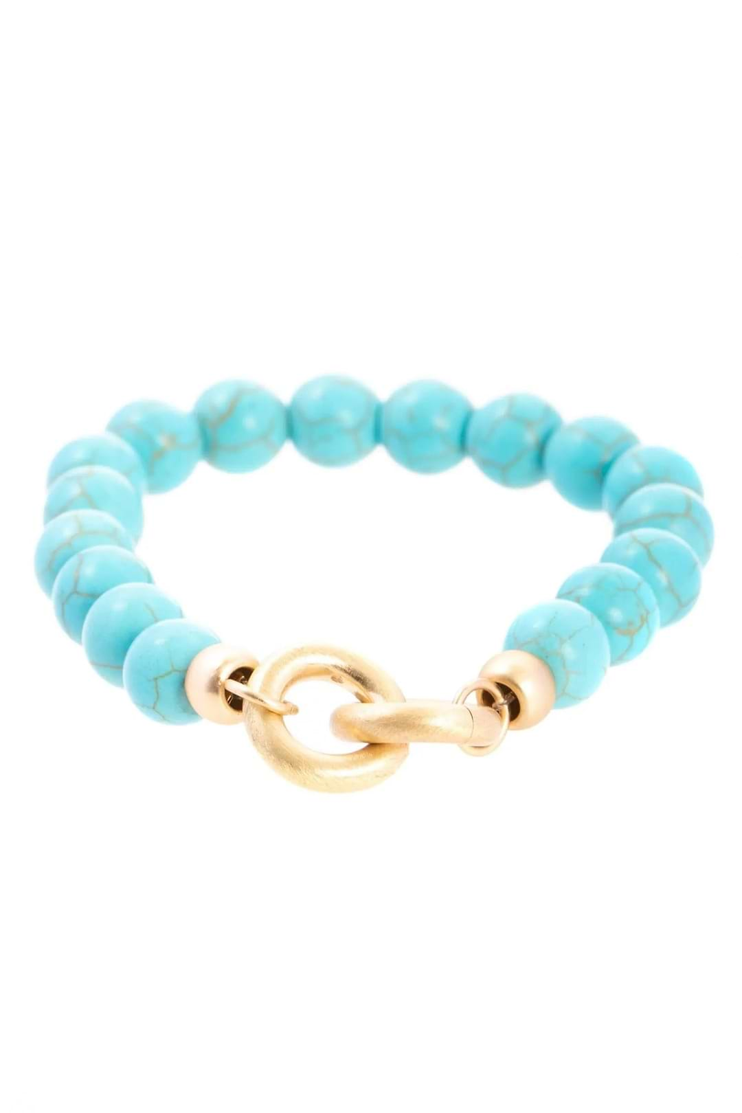 Eternity Stretch Bracelet Set Light Sky Blue