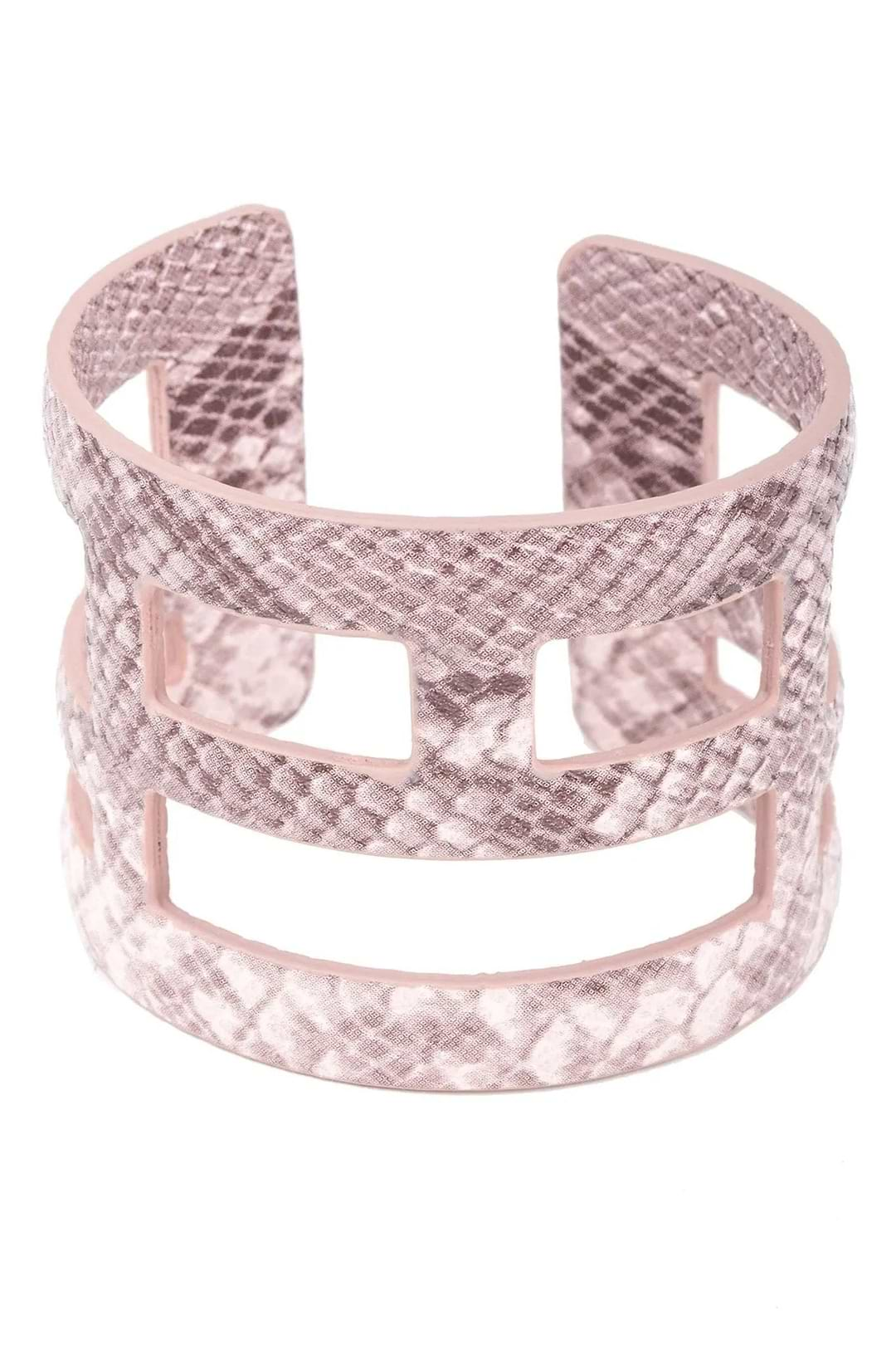 Jaanavar Cuff Bracelet Ligh Pink